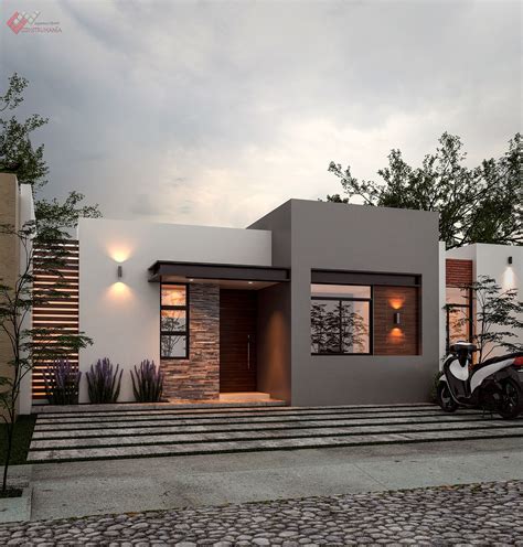 House Marcial On Behance Fachada De Casas Bonitas Frentes De Casas