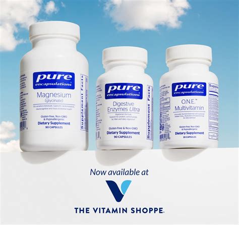 The Vitamin Shoppe® Launches Pure Encapsulations®, the #1 Most Recommended Professional ...