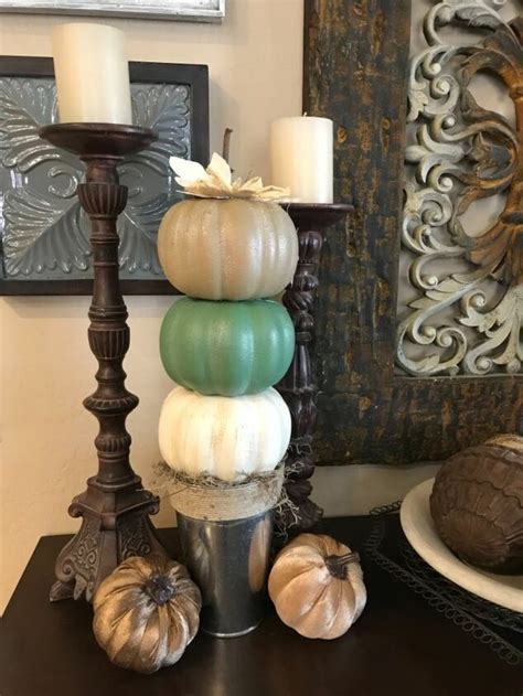 How To Make A Dollar Store Pumpkin Topiary Diy Pumpkin Topiary Diy