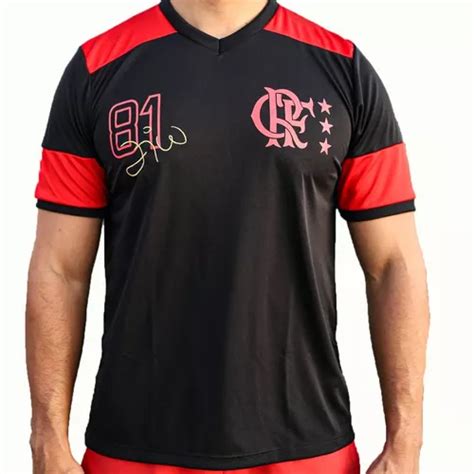 Camisa Flamengo Preta Zico Oficial Edi O Cl Ssicos Parcelamento