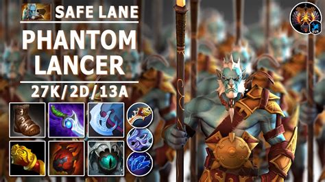 Phantom Lancer Lane 7 30b Battle Of Hard Carry PL Vs AM Dota 2