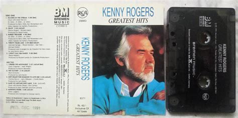 Kenny Rogers Greatest Hits Audio Cassette - Tamil Audio CD, Tamil Vinyl ...