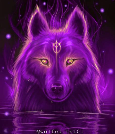 #freetoedit #purple #wolf #galaxywolf #purplegalaxy #magical #wolfs # ...