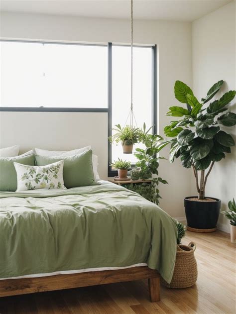 Natural Serenity Transform Your Bedroom with Green Décor Bedroom