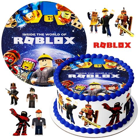 Opłatek na tort ROBLOX zestaw POSTACI tekst GRATIS 12691513130 Allegro pl