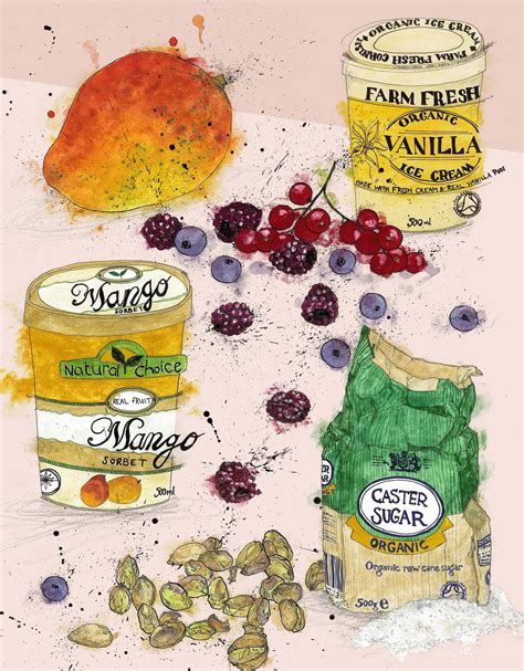 Emma Dibben Food Illustrations Food Painting Food Drawing