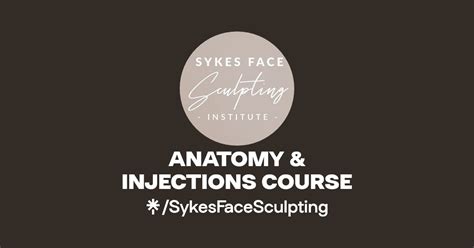 Anatomy Injections Course Instagram Facebook Linktree