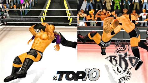 Top 10 Extreme RKO Outta Nowhere Randy Orton WWE WR3D YouTube