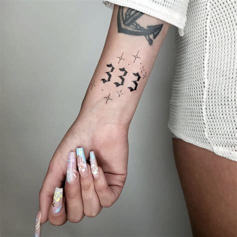 Angel Number Tattoos On Hand Meaning Symbolism And Design Ideas