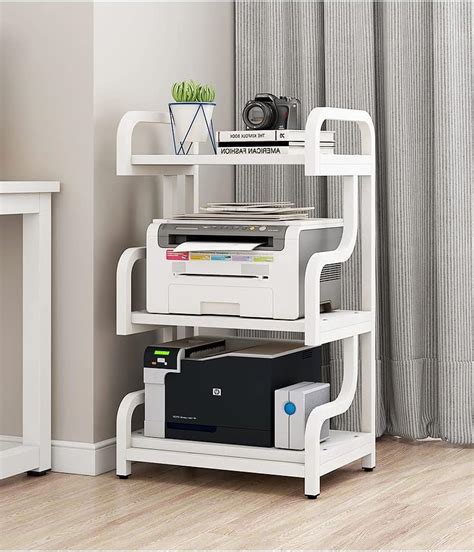 FurnitureR Soporte De 2 Niveles Para Impresora Estante De Escritorio