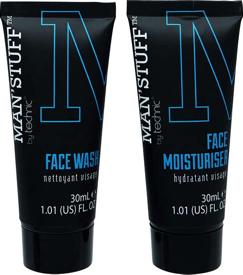 Man' Stuff Mens Face Wash & Moisturiser In Beer Can Gift Set