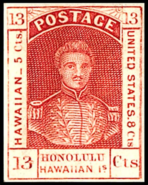 Hawaii Issued Stamps As Kingdom And Republic