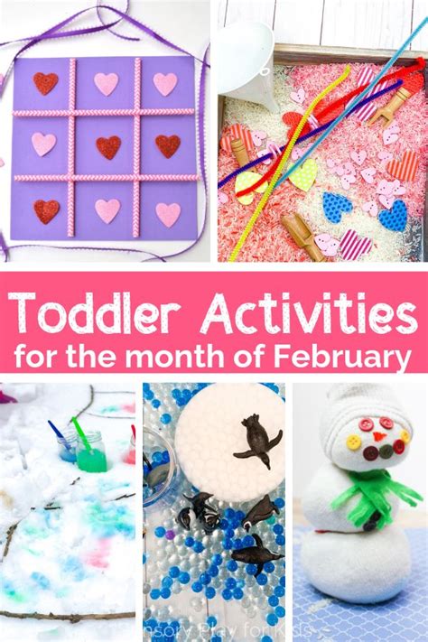 Toddler Activities For The Month Of February