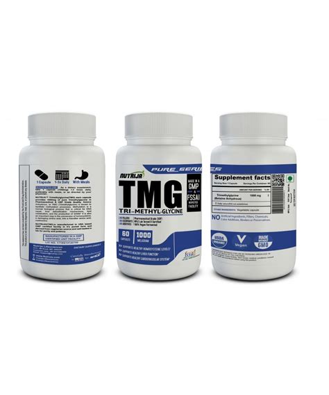 Buy Trimethylglycine (TMG) Capsules in India | NutriJa™ Supplement Store