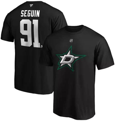 NHL Men's Dallas Stars Tyler Seguin #91 Black Player T-Shirt | Dick's ...