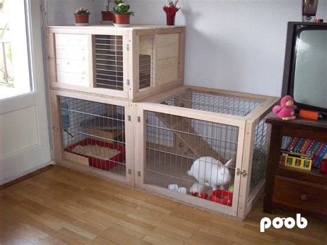 Fabriquer Un Clapier Interieur Pour Lapin Bunny Cages Diy Rabbit