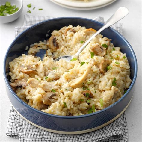 Pressure Cooker Risotto With Chicken And Mushrooms Recipe How To Make It