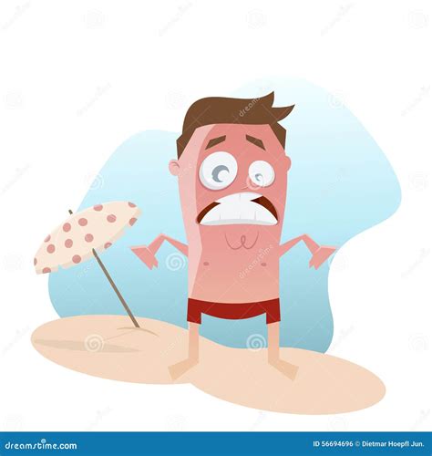 Sunburn Cartoons Illustrations And Vector Stock Images 7223 Pictures