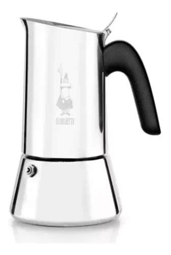 Cafetera Bialetti Italiana Moka Acero Inoxidable Tazas