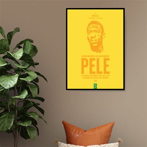 Shop Pele Posters Online - Brazilian Football Legend Posters