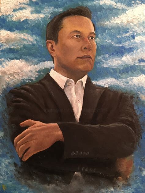 Elon Musk Painting By Ruslan Baysaev Artmajeur