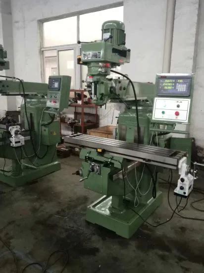 X H Fresadora Vertical Ram Turret Milling Machine For Aluminum