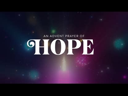 An Advent Prayer Of Hope | Centerline New Media | Playback Media Store