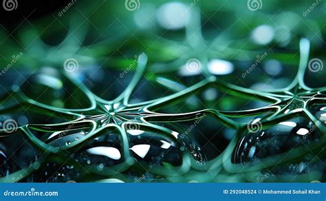 Macro Close Up Veins of a Leaf Texture Background Stock Illustration ...