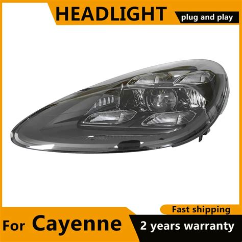 Faros Delanteros Led Para Porsche Cayenne L Mpara De Circulaci N Diurna