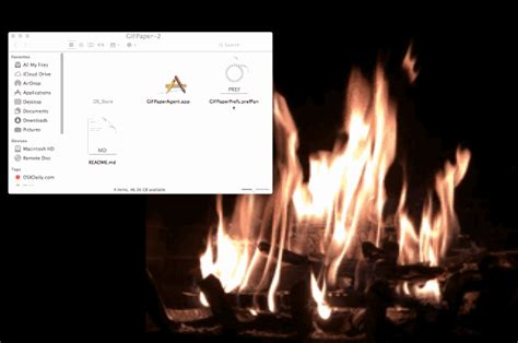 Use an Animated GIF as Wallpaper in Mac OS X with GIFPaper