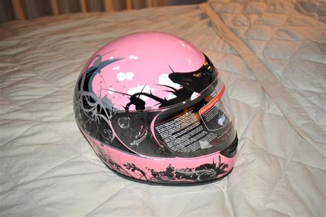 NEW - iV2 Helmets Polycarbonate Motorcycle Full Face Helmet, Pink ...