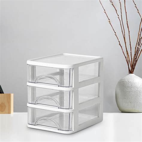 KIHOUT Deals Desk Organizer with Drawers, Desktop Storage Box, Drawers ...