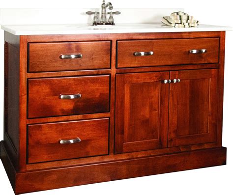 Springs Bathroom Vanity Without Top From Dutchcrafters Amish Furniture