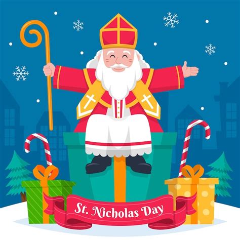 St Nicolas Over Royalty Free Licensable Stock Illustrations