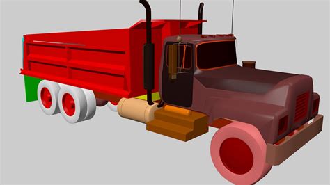 Mack dumptruck 3D model - TurboSquid 2087286