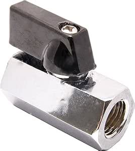 Amazon Durachoice Mini Brass Ball Valve Chrome Plated