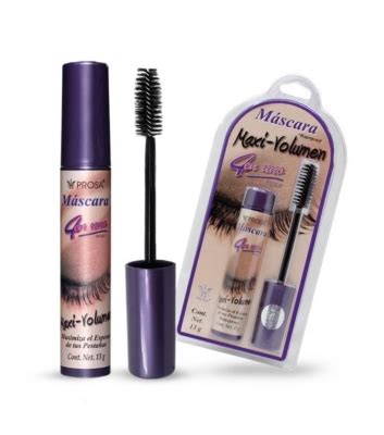 PROSA NATURAL Mascara de Pestañas Prosa efecto Maxi volumen 4 en 1