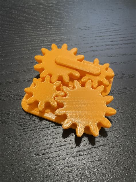 Print in place rotating gears toy by pmate | Download free STL model | Printables.com