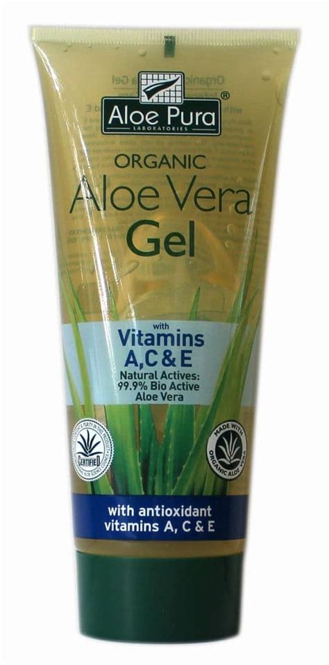 Aloe Pura Aloe Vera Organic Gel With Vitamins A C And E 200ml