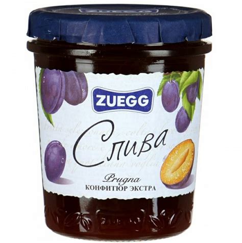 Конфитюр Zuegg Экстра Слива - «Этот конфитюр очень понравится любителям ...