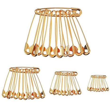 Golden Safety Pin Set Of 110 Saree Pin Set Safety Pins Safety Pins