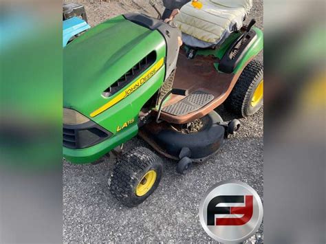 John Deere La115 Riding Mower Freije And Freije Auctioneers