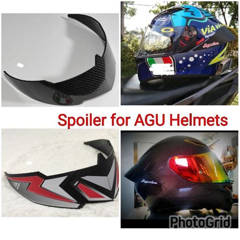 Spoiler Fit For Agu Helmets Universal Lazada Ph