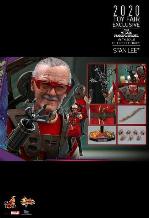 Stan Lee Scale Figure Mms Thor Ragnarok Hot Toys Cawette Jones