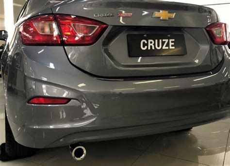 Ponteira Do Escapamento Em A O Inox Novo Cruze Sedan A