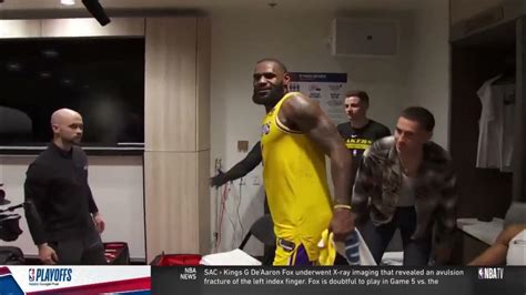 Lebron James The Goat Shows Love To Everybody In The Room Youtube