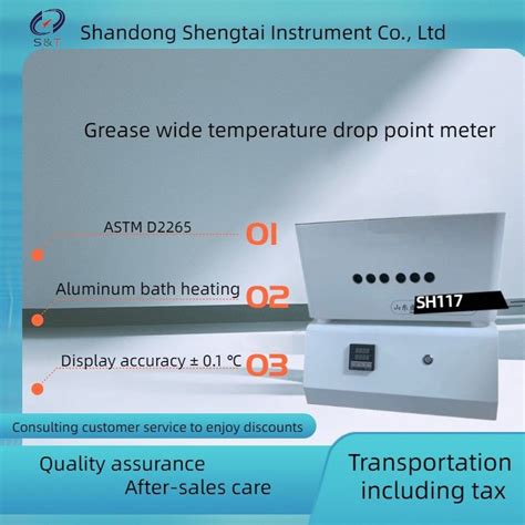 Wide Temperature Range Lubricating Grease Dropping Point Apparatus Astm