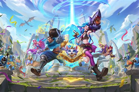 Spideraxe On Twitter Wild Rift Promo Art With Jinx Sett Seraphine Yuumi And Yasuo By