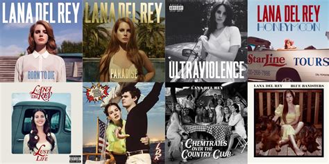 All Lana Del Rey Album Covers : r/lanadelrey