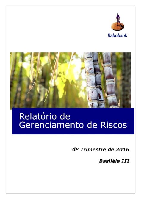 PDF Relatório de Gerenciamento de Riscos Gerenciamento Riscos 4